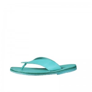 Men's Duckfeet Aero Flip Flops Turquoise | NZ JIBE46895