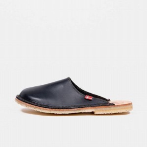 Men's Duckfeet Blavand Slippers Black | NZ IYWF80617