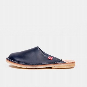 Men's Duckfeet Blavand Slippers Navy | NZ KVDT63278