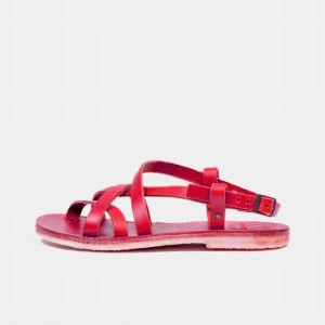 Men's Duckfeet Bornholm Sandals Red | NZ YZLC26490