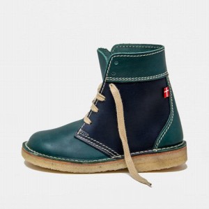 Men's Duckfeet Faborg Boots Green / Blue | NZ XKAZ43806