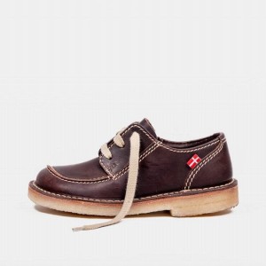 Men's Duckfeet Fyn Lace Up Shoes Chocolate | NZ JCPW65298