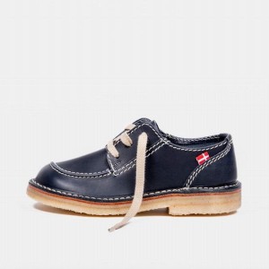 Men's Duckfeet Fyn Lace Up Shoes Navy | NZ CYSL41538