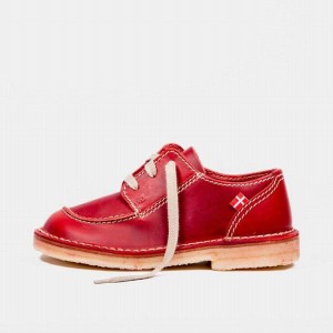 Men's Duckfeet Fyn Lace Up Shoes Red | NZ FPXN70362