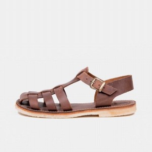 Men's Duckfeet Ringkobing Sandals Brown | NZ MVHE93751