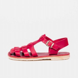 Men's Duckfeet Ringkobing Sandals Red | NZ LCEG41379