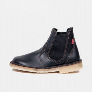 Men's Duckfeet Roskilde Chelsea Boots Black | NZ KUOH27609