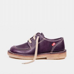 Women's Duckfeet Fyn Lace Up Shoes Purple | NZ ZMKC73105