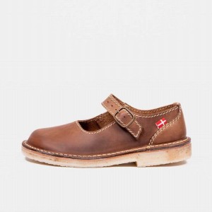 Women's Duckfeet Himmerland Mary Jane Shoes Brown | NZ OYTF36275