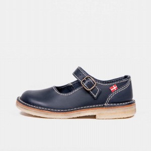 Women's Duckfeet Himmerland Mary Jane Shoes Navy | NZ HDPF98726