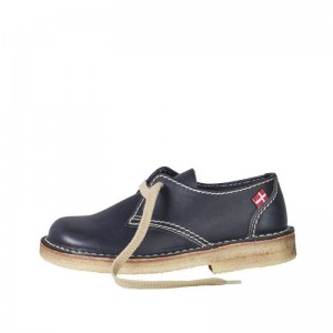 Women's Duckfeet Jylland Lace Up Shoes Navy | NZ DMHS24057