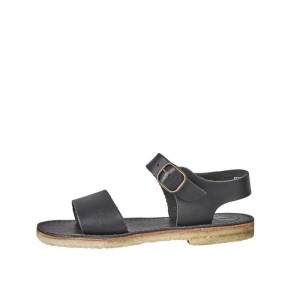 Women's Duckfeet Lokken Sandals Black | NZ ICBU68270