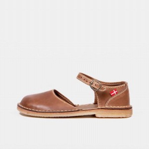 Women's Duckfeet Mols Mary Jane Shoes Brown | NZ UTKB65034