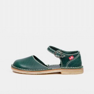 Women's Duckfeet Mols Mary Jane Shoes Green | NZ PDXL24107