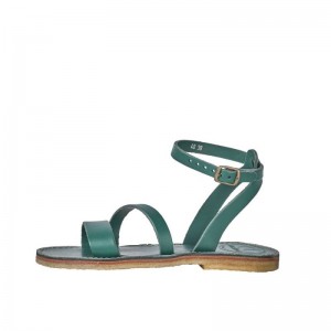 Women's Duckfeet Skaerbaek Sandals Green | NZ KYET93612