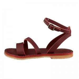 Women's Duckfeet Skaerbaek Sandals Red | NZ ESGK42038