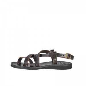 Women's Duckfeet Skagen Sandals Chocolate | NZ GXFQ64589