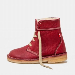 Women's Duckfeet Skanderborg Boots Red | NZ ODPG78439