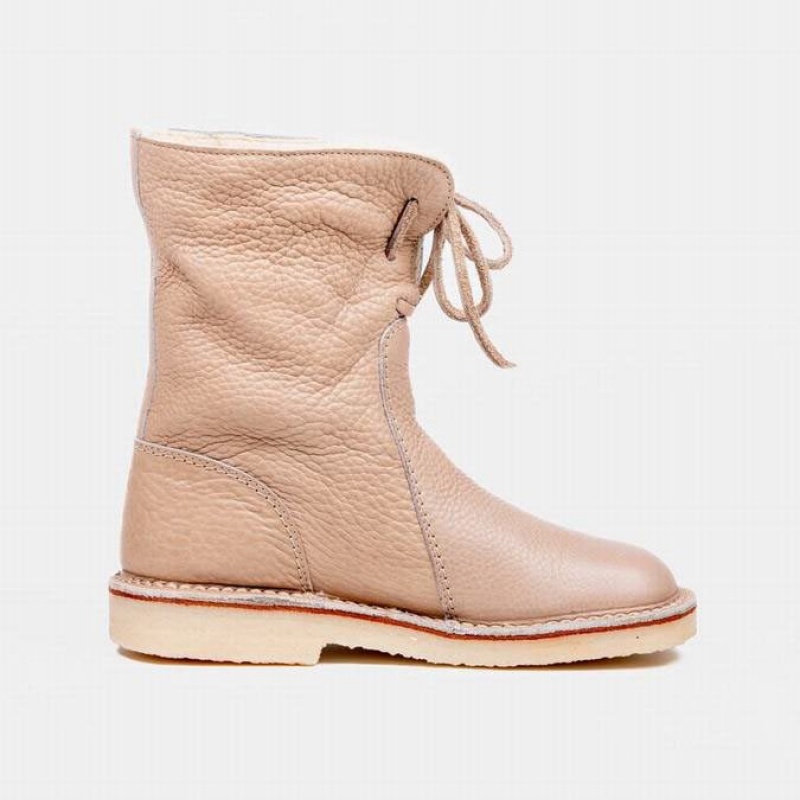 Men's Duckfeet Arhus Boots Beige | NZ SXIF20567