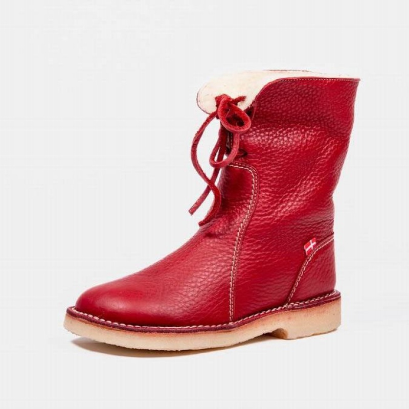 Men's Duckfeet Arhus Boots Red | NZ FXSP94106