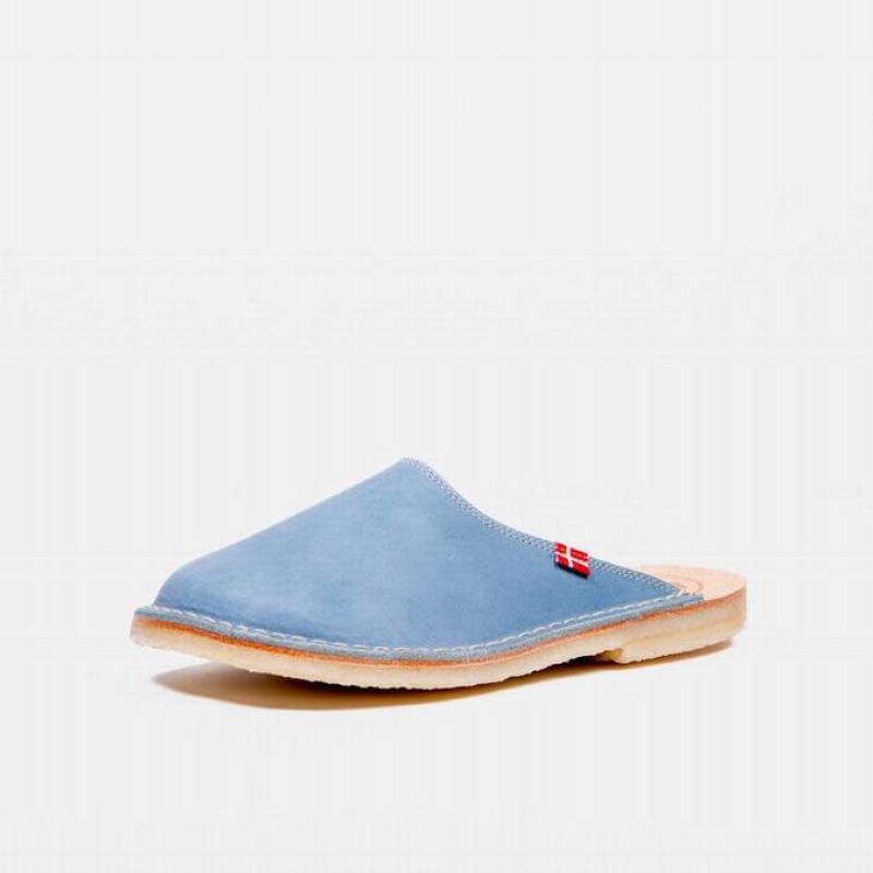 Men's Duckfeet Blavand Slippers Blue | NZ CHKU01384