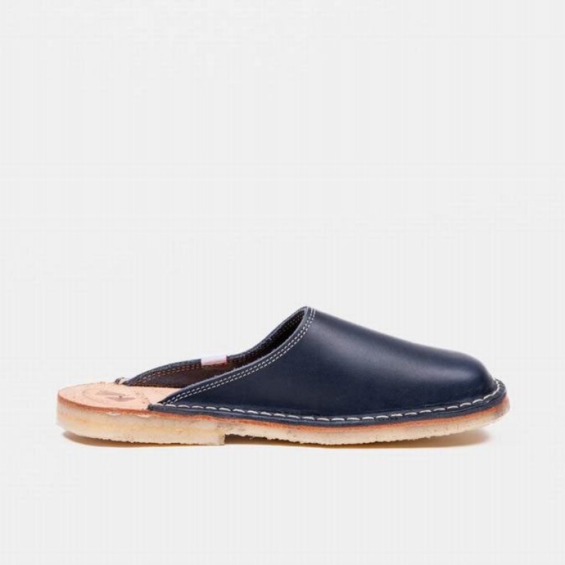 Men's Duckfeet Blavand Slippers Navy | NZ KVDT63278