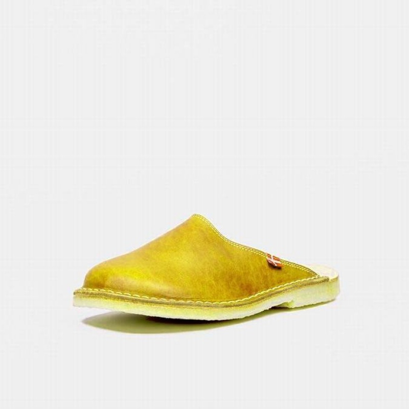 Men's Duckfeet Blavand Slippers Yellow | NZ BPYJ32589