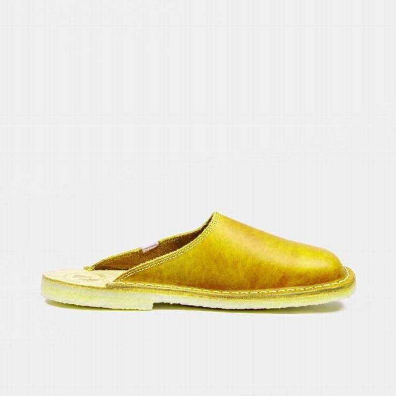 Men's Duckfeet Blavand Slippers Yellow | NZ BPYJ32589