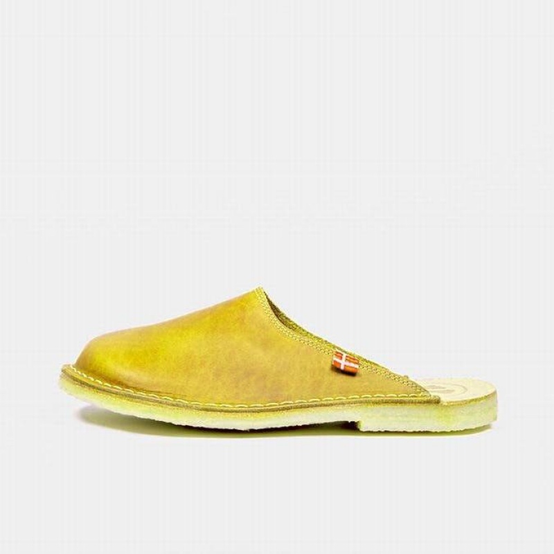 Men\'s Duckfeet Blavand Slippers Yellow | NZ BPYJ32589