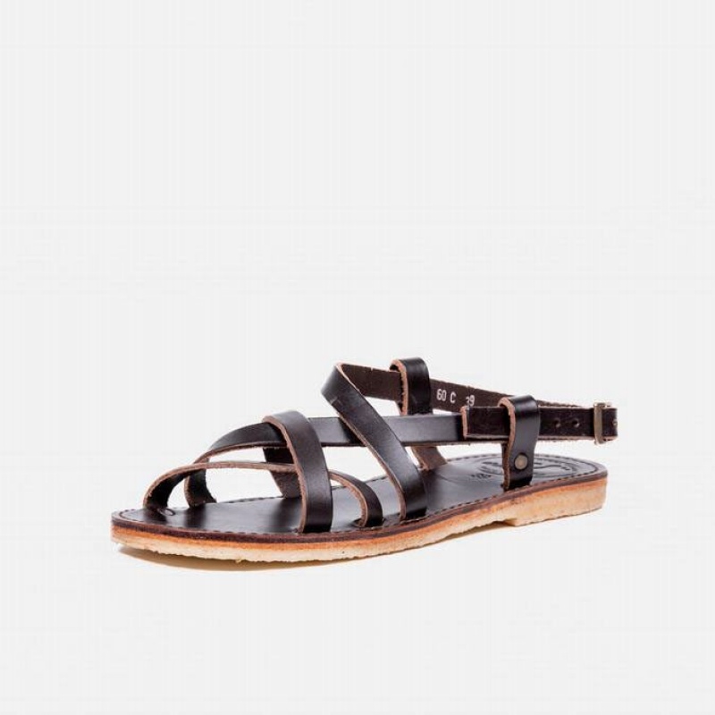 Men's Duckfeet Bornholm Sandals Chocolate | NZ PEBJ37405