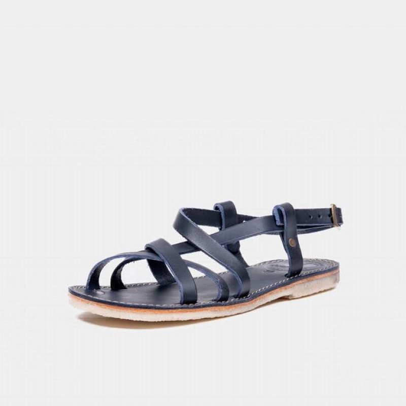 Men's Duckfeet Bornholm Sandals Navy | NZ RPAS36258