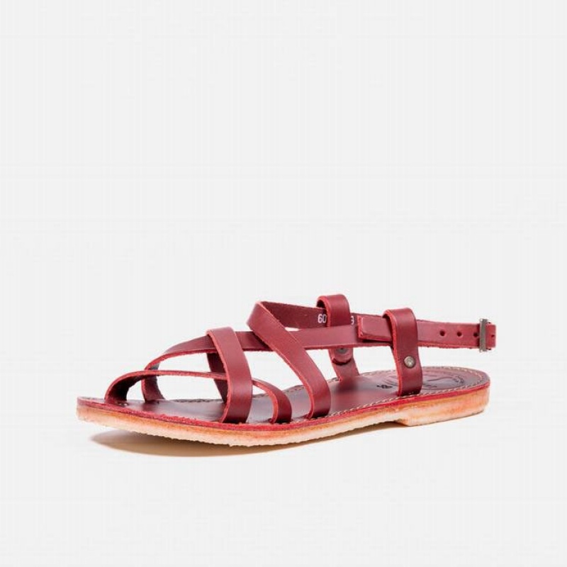 Men's Duckfeet Bornholm Sandals Red | NZ BFAU85792