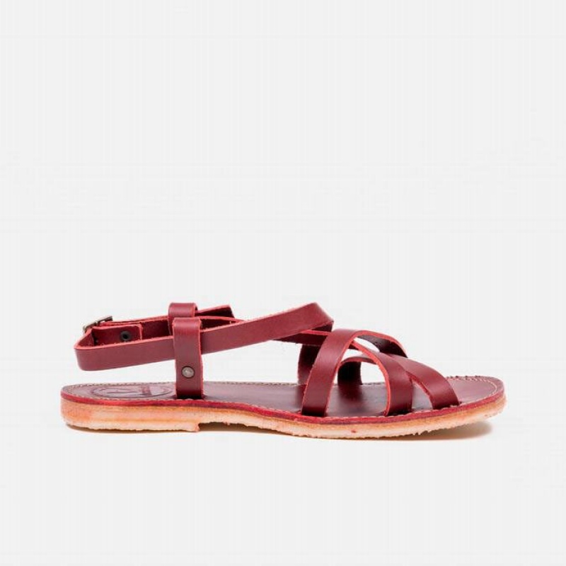 Men's Duckfeet Bornholm Sandals Red | NZ BFAU85792