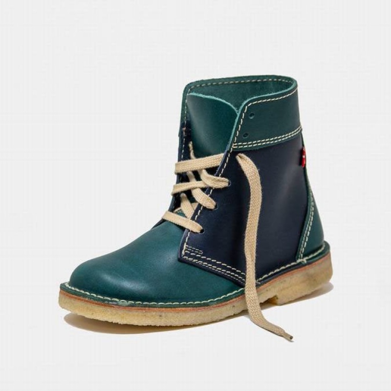 Men's Duckfeet Faborg Boots Green / Blue | NZ XKAZ43806