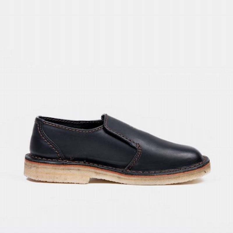 Men's Duckfeet Falster Loafers Black | NZ ZRLQ02538