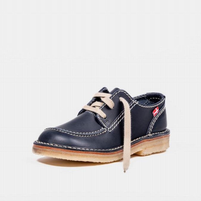 Men's Duckfeet Fyn Lace Up Shoes Navy | NZ CYSL41538