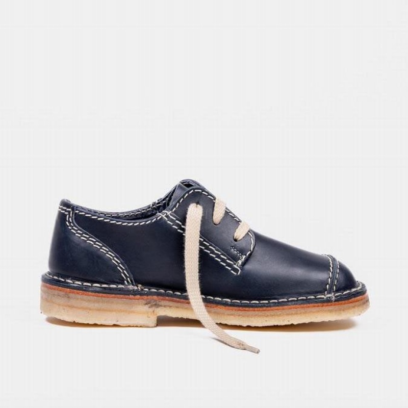 Men's Duckfeet Fyn Lace Up Shoes Navy | NZ CYSL41538