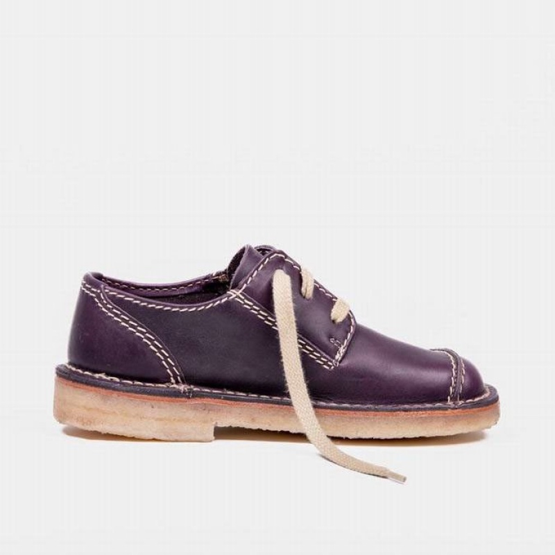 Men's Duckfeet Fyn Lace Up Shoes Purple | NZ LPIV41397