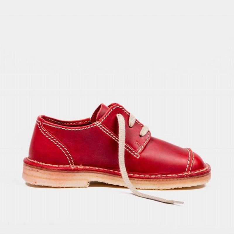 Men's Duckfeet Fyn Lace Up Shoes Red | NZ FPXN70362