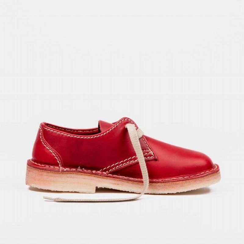 Men's Duckfeet Jylland Lace Up Shoes Red | NZ MIWL52076