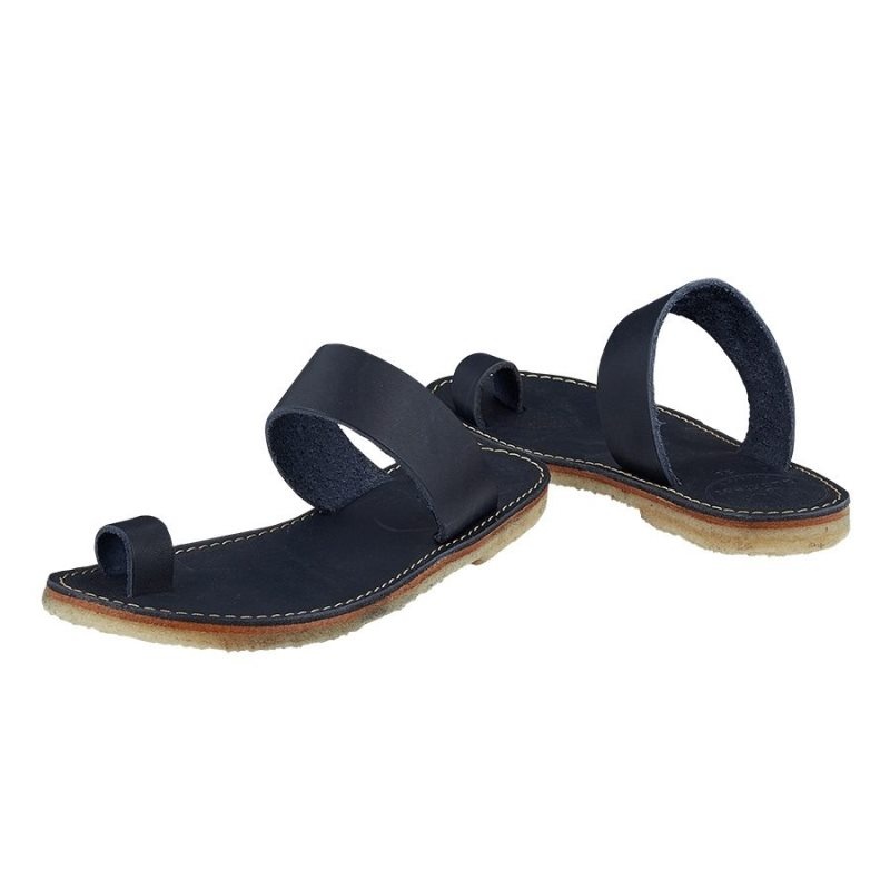 Men's Duckfeet Laeso Sandals Black | NZ DUXN63894