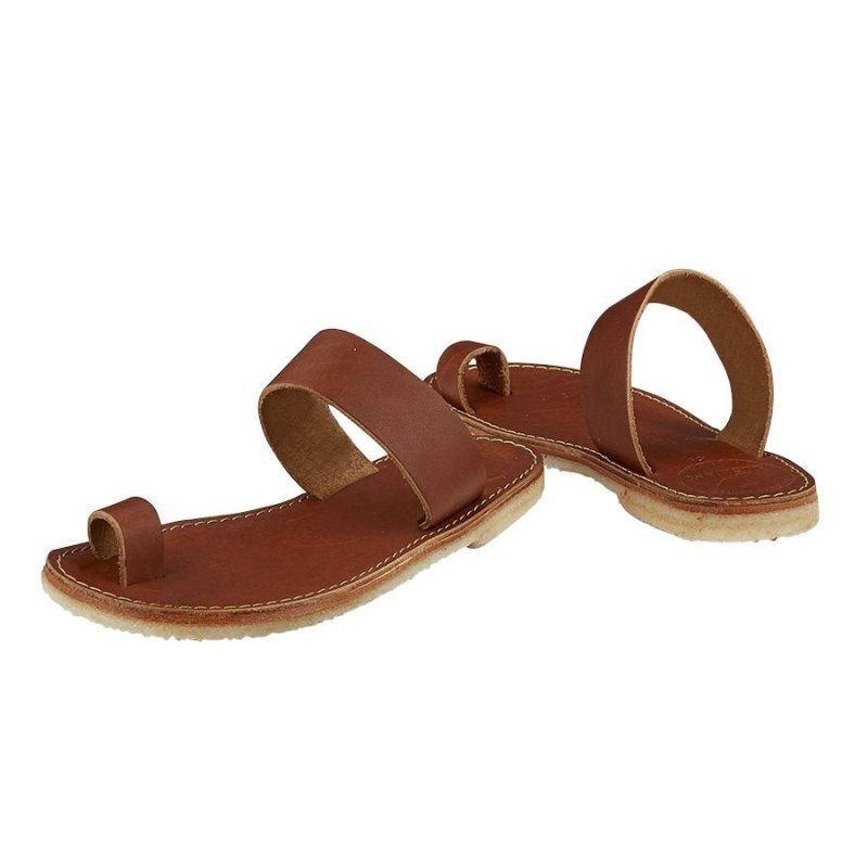 Men's Duckfeet Laeso Sandals Brown | NZ RFUM89375