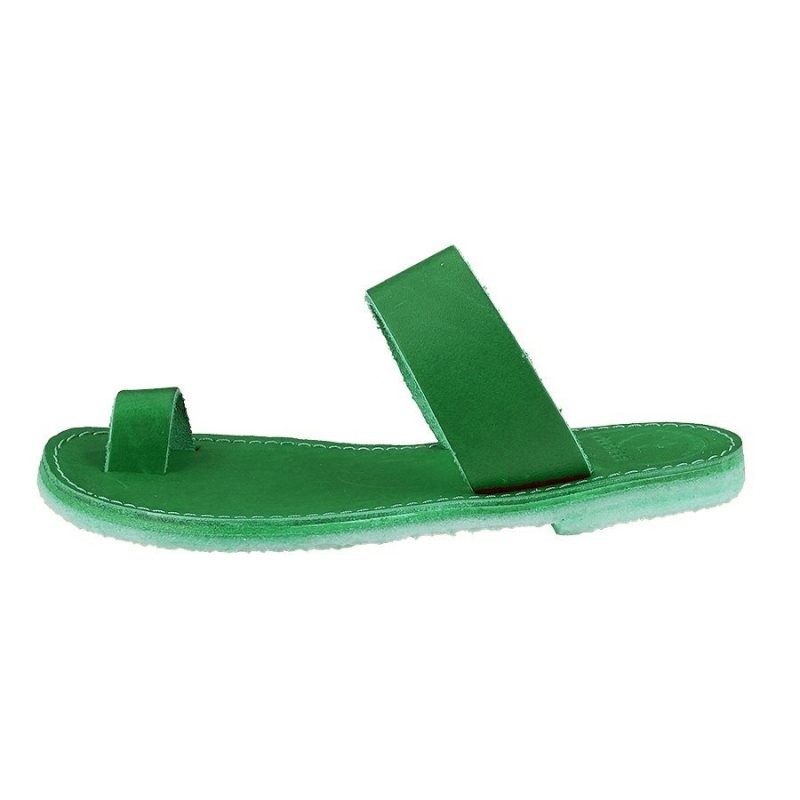 Men\'s Duckfeet Laeso Sandals Green | NZ XFOP72538