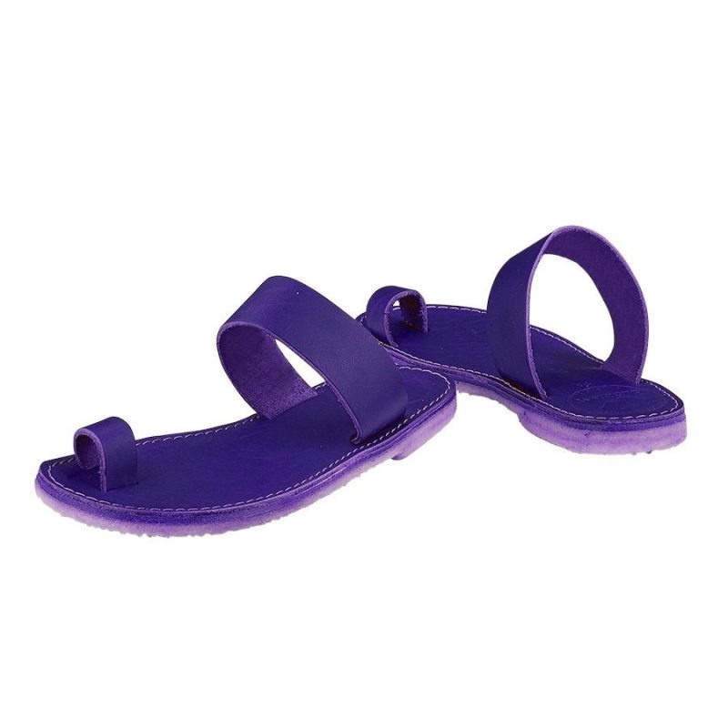 Men's Duckfeet Laeso Sandals Purple | NZ HAFM69731