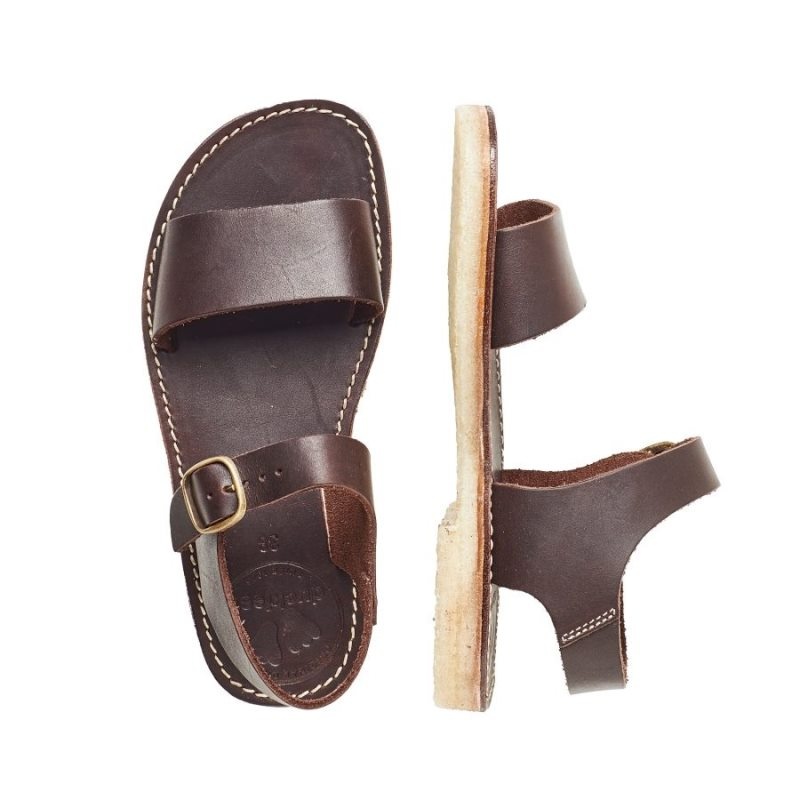 Men's Duckfeet Lokken Sandals Chocolate | NZ VLZB70958