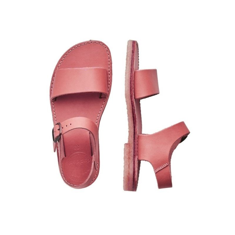 Men's Duckfeet Lokken Sandals Pink | NZ QRUO70528