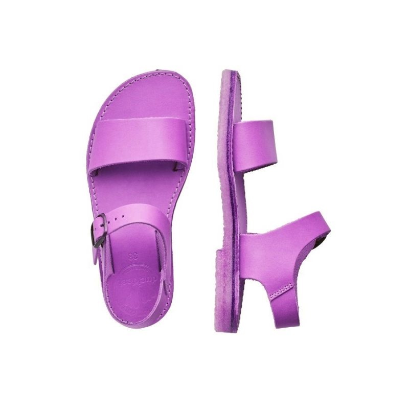 Men's Duckfeet Lokken Sandals Purple | NZ VKLY05739