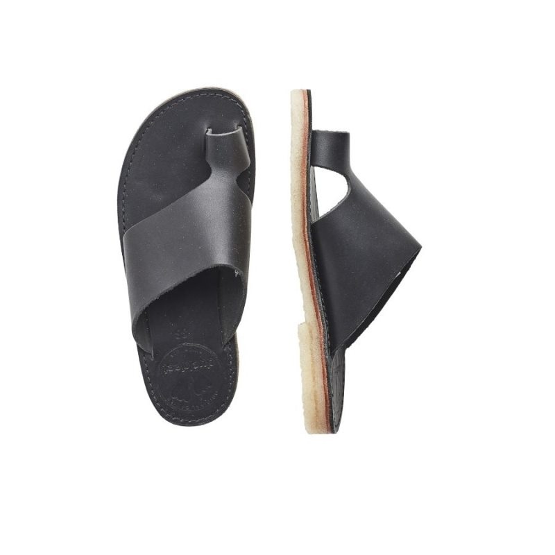 Men's Duckfeet Mando Sandals Black | NZ CONJ69385