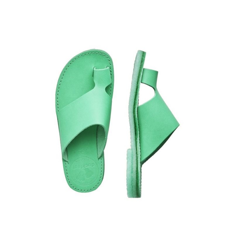 Men's Duckfeet Mando Sandals Green | NZ HUOY97256