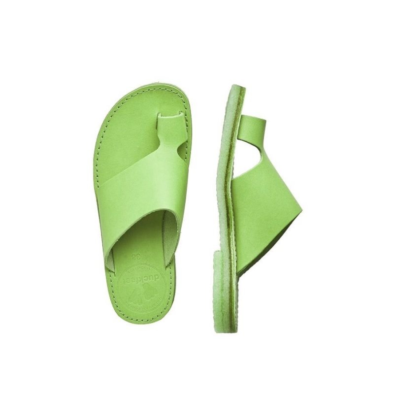 Men's Duckfeet Mando Sandals Green | NZ LMVR72305